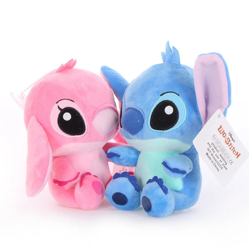 20Cm Stitch Plush Doll Original Anime Figures Lilo & Stitch Cute Stuffed Toys Movie Peripherals Soft Ornaments Gifts