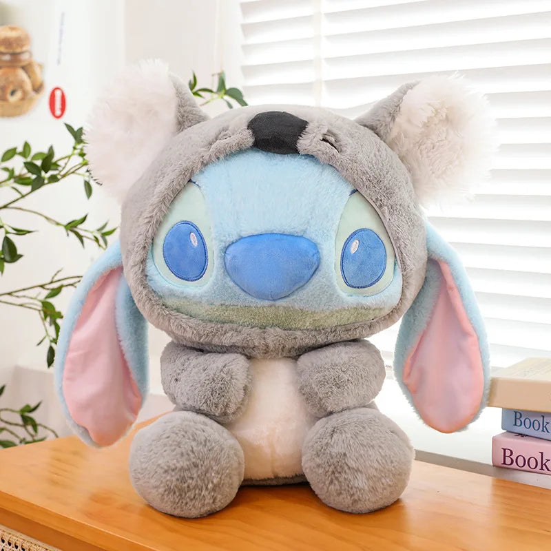 30Cm Giant Size Cartoon Stitch Angel Plush Toy Stitch Panda Doll Gift Children'S Sleeping Pillow Christmas Gift