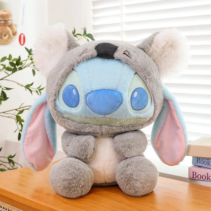 30Cm Giant Size Cartoon Stitch Angel Plush Toy Stitch Panda Doll Gift Children'S Sleeping Pillow Christmas Gift