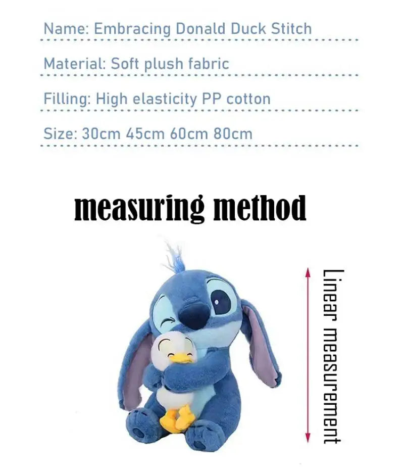New Donald Duck Cuddle Stitch Doll Cute Stitch Doll Valentine Gift Plush Toy Room Decorated Cute Ornament Children'S Gift